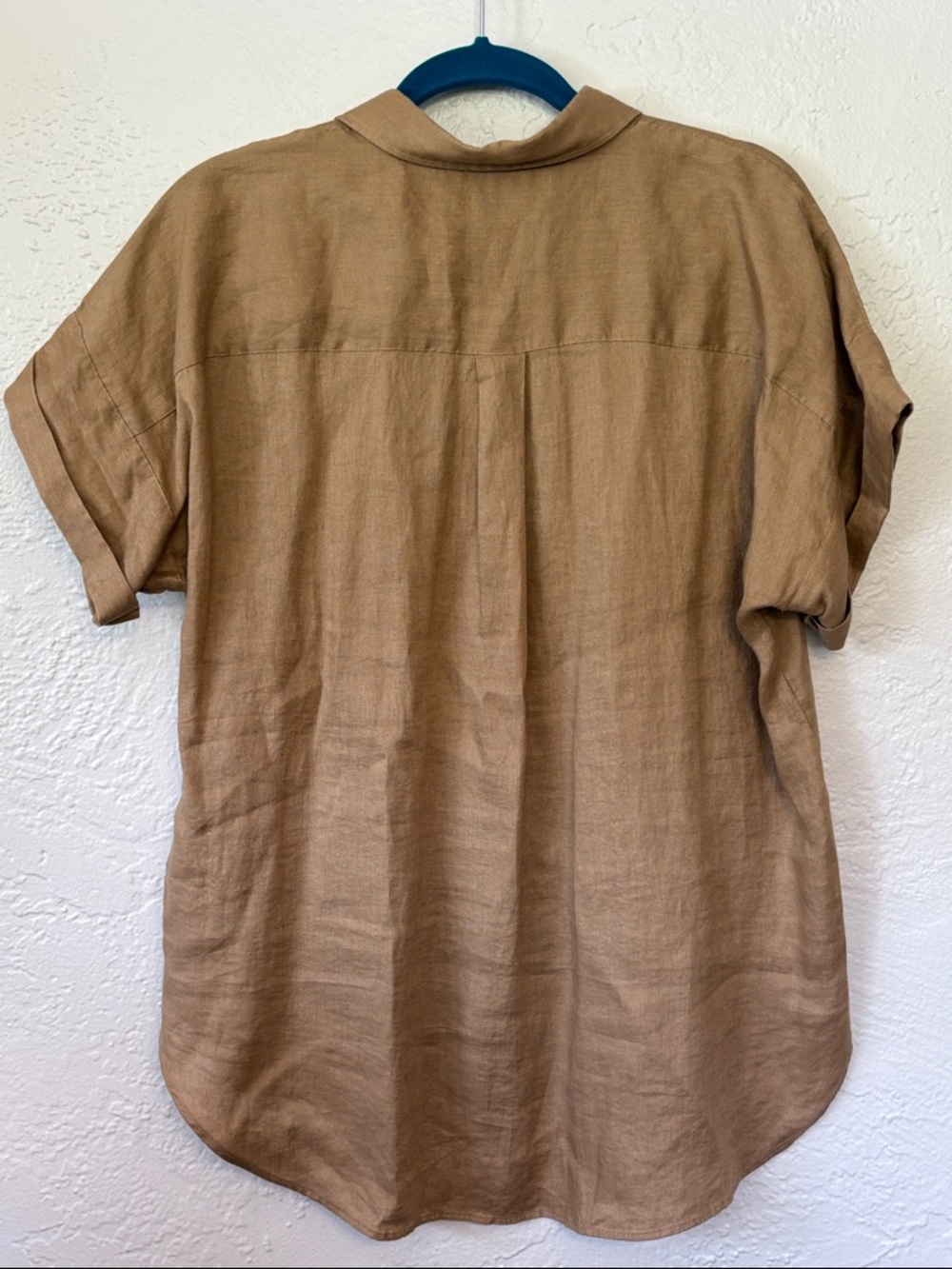 NWT Lauren Ralph Lauren Short-Sleeve Button-Down Point Collar Camp Shirt L - Picture 11 of 13